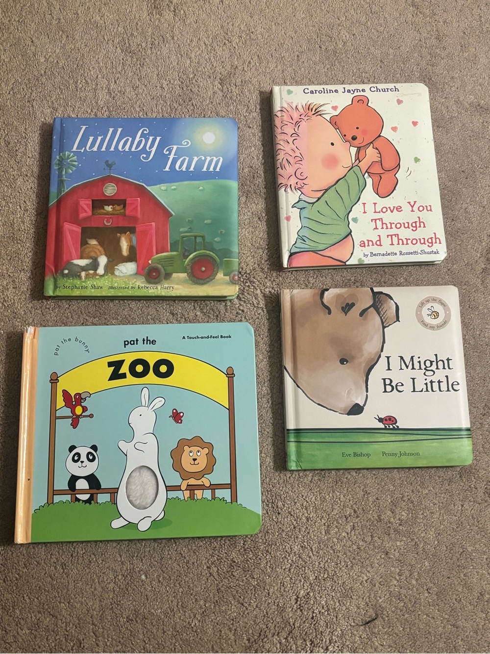 Set of 4 Toddler Board Books